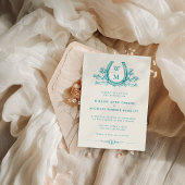 Invitation Horseshos Cactus Western Country Boho Mariage Inv