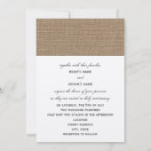 Invitation Hortensias dans un pot de maçon avec le mariage de (Dos)