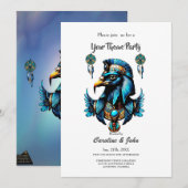 Invitation Horus le dieu faucon égyptien. (Devant / Derrière)