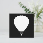 Invitation hot air balloon (Debout devant)