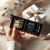 Invitation Hot Cocoa Movie Night Birthday Party Ticket