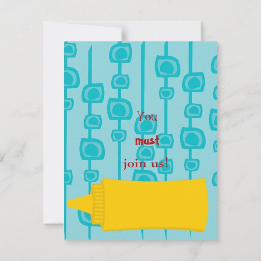 Invitation Hot Dog ! Parti (Dos)