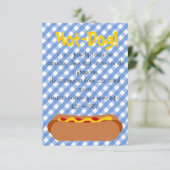 Invitation Hot Dog ! Parti (Debout devant)
