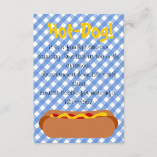 Invitation Hot Dog ! Parti