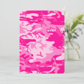 Invitation hot pink (Debout devant)