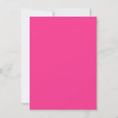 Invitation Hot Pink Fuchsia Wedding Finer Details (Dos)