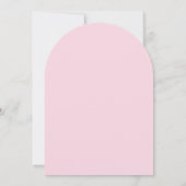Invitation Hot Pink Peonies Arch Baptism (Dos)