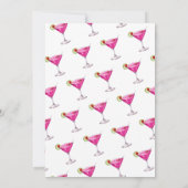 Invitation Hot Pink téléphone Appelez les filles Anniversaire (Dos)