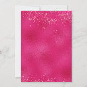 Invitation Hot rose haut talon Stilettos Parties scintillant  (Dos)