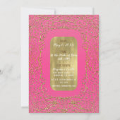 Invitation Hot rose & or Royal Castle Princess Sweet 16 (Dos)