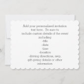 Invitation Hot rose Zebra Félicitations Fête de la Graduation (Dos)