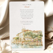 Invitation Hotel Cipriani Venice Italie Mariage