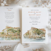 Invitation Hotel Cipriani Venice Italie Mariage