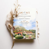 Invitation Hotel Il Pellicano Mariage italien Enregistrer la