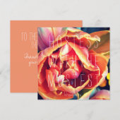 Invitation Hôtesse avec le Mostest !Carte de remerciements (Devant / Derrière)