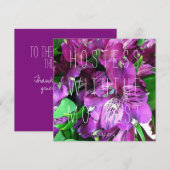 Invitation Hôtesse avec le Mostest !Carte de remerciements (Devant / Derrière)