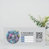 Invitation House Cleaning Services Gift Certificate Voucher (Debout devant)