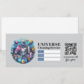 Invitation House Cleaning Services Gift Certificate Voucher (Devant / Derrière)