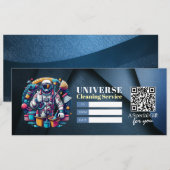 Invitation House Cleaning Services Gift Certificate Voucher (Devant / Derrière)