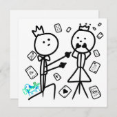 Invitation House of Cards Love Card (Devant / Derrière)