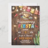 Invitation Housewarming Fiesta Party New Home (Devant)