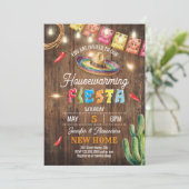 Invitation Housewarming Fiesta Party New Home (Debout devant)