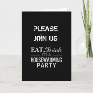 INVITATION **HOUSEWARMING INVITE** WITH A TWIST