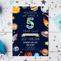 Houston Nous avons 5 ans 5e anniversaire fête