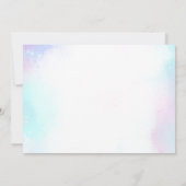 Invitation Houston Nous Avons Un Baby shower Spatial Fille (Dos)