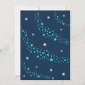 Invitation Houston Nous Avons Un Baby shower Spatial Garçon (Dos)