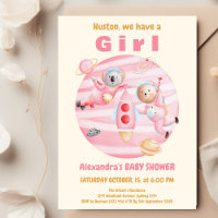 Houston nous avons un Baby shower spatial pour fil