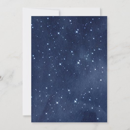 Invitation Houston Nous Avons Un Garçon Baby shower Espace Ex (Dos)