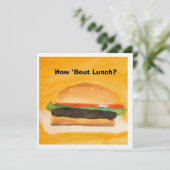 Invitation How about Lunch? (Debout devant)