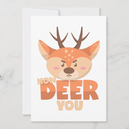 Invitation How Deer You (Devant)