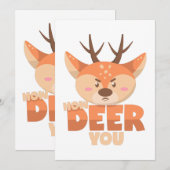 Invitation How Deer You (Devant / Derrière)