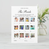 Invitation How Old Was The Bride Wedding Bridal Shower Game (Debout devant)