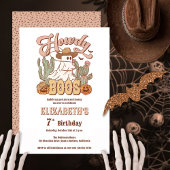 Invitation Howdy Boos Ghost Halloween fête d'anniversaire