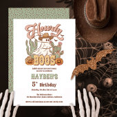 Invitation Howdy Boos Ghost Halloween fête d'anniversaire