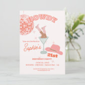 Invitation Howdy Martini 21e Anniversaire (Debout devant)