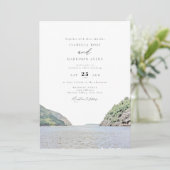Invitation HUDSON VALLEY Aquarelle New York Skyline Mariage (Debout devant)