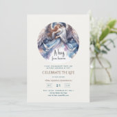 Invitation Hug from Heaven Poem Celebration of Life Memorial (Debout devant)