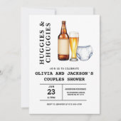 Invitation Huggies et Baby shower de couples de chouggies (Devant)