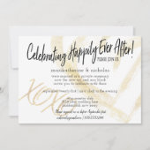 Invitation Hugs, Baisers et Coeurs Post Wedding Party (Devant)