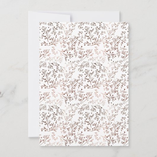 Invitation Huile d'automne en bois rustique en tranches de cu (Dos)