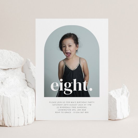 Invitation Huit Anniversaire