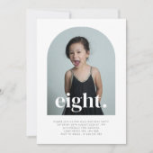 Invitation Huit Anniversaire (Devant)