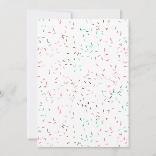 Invitation Huit est tellement sucré Donut 8e fête d'anniversa (Dos)