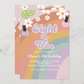 Invitation Huit est vibe Spa Rainbow 8e anniversaire (Devant / Derrière)