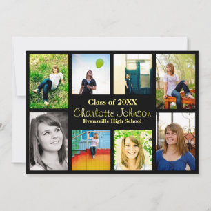 Invitation Huit/Neuf photos - Noir