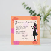 Invitation Hula Blooms (Debout devant)
